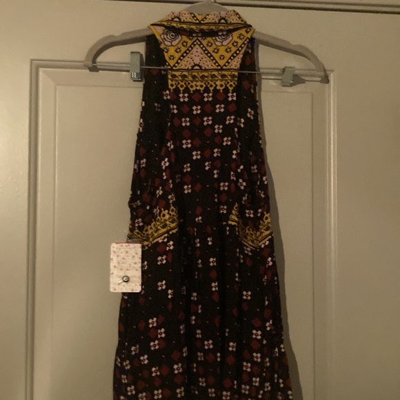 Free People “Charlotte Sleeveless Top” lightweight tunic multicolor| Sz XS|P - Picture 7 of 9